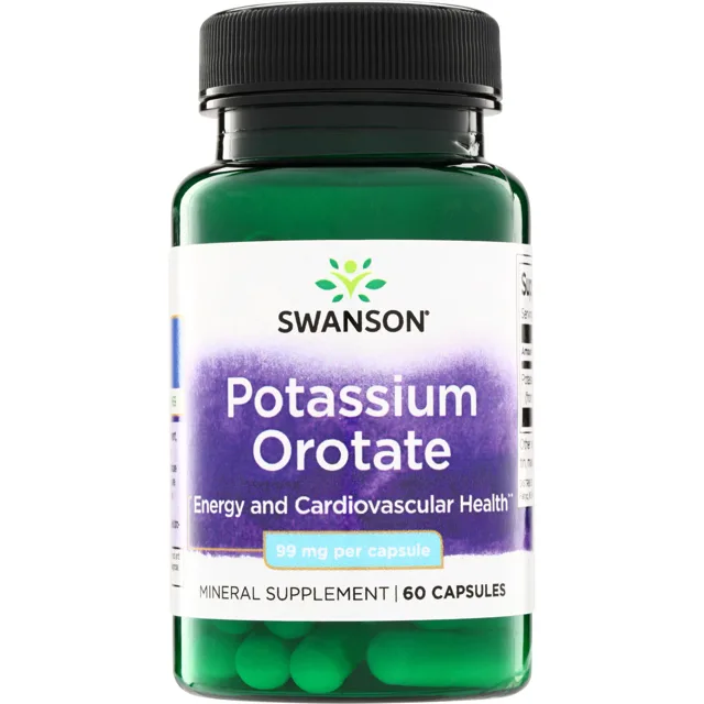 Swanson Draslík orotát, 99 mg, 60 kapslí