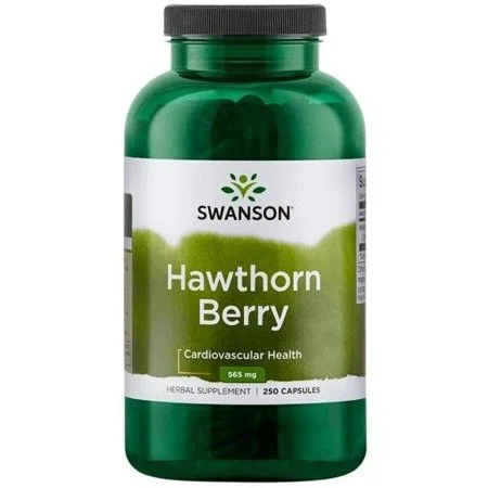 Swanson Hawth0rn Berries, Hloh, 565 mg, 250 kapslí