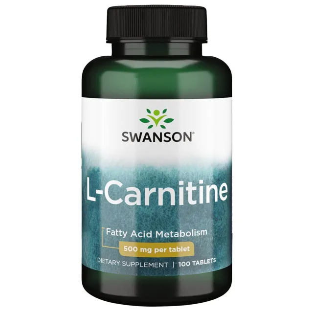 Swanson L-karnitin, 500 mg, 100 tablet