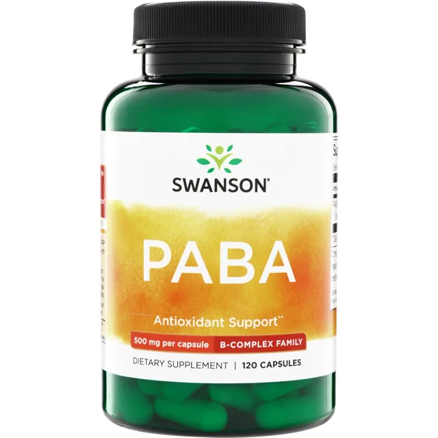 Swanson PABA, 500 mg, 120 kapslí