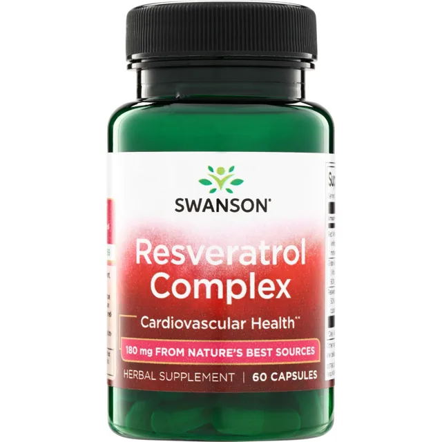 Swanson Resveratrol Complex, 60 kapslí
