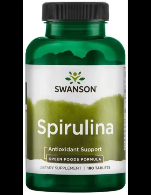 Swanson Spirulina, 500 mg, 180 tablet