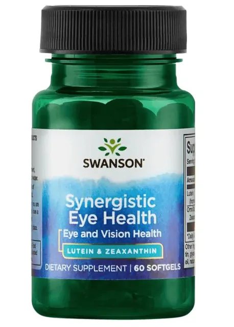 Swanson Synergistic Eye Health - Lutein & Zeaxanthin, 60 softgelových kapslí