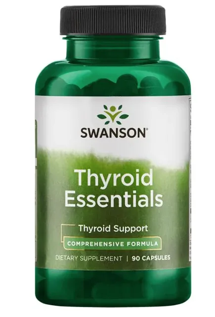 Swanson Thyroid Essentials, 90 kapslí