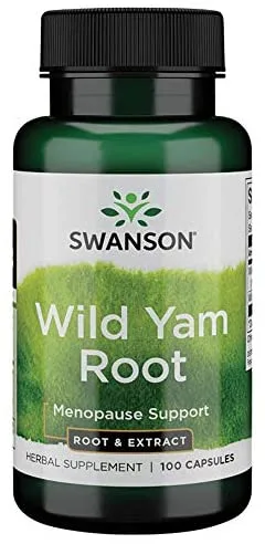 Swanson Wild Yam Root (Smldinec chlupatý), 100 kapslí