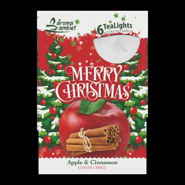 Sweet Home Čajové svíčky aromatizované Merry Christmas 6 ks