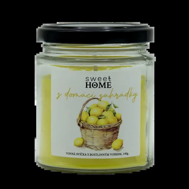 Sweet Home Vonná svíčka z domácí zahrádky Citrón