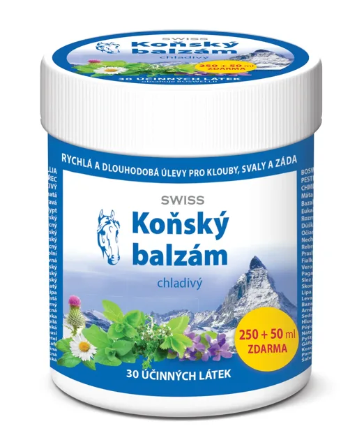 Swiss koňský balzám chladivý 300 ml