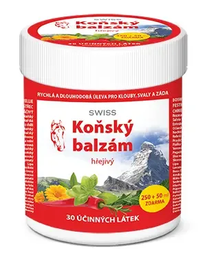 Swiss koňský balzám hřejivý 300 ml