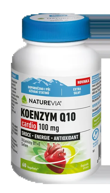 Swiss NatureVia Koenzym Q10 Forte 100 mg 60 kapslí
