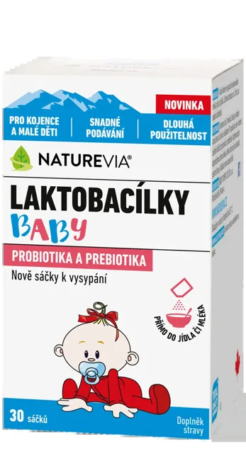 Swiss NatureVia Laktobacílky baby 30 sáčků