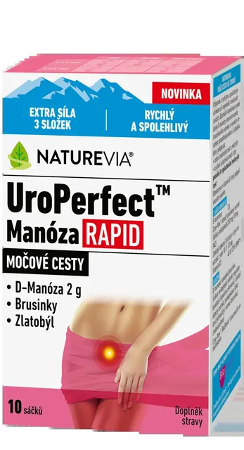 Swiss NatureVia UroPerfect Manóza Rapid 10 sáčků