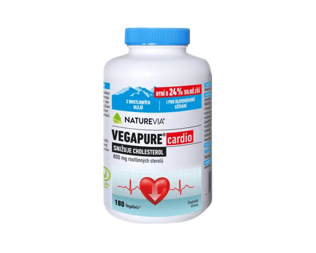 Swiss NatureVia Vegapure cardio 180 kapslí