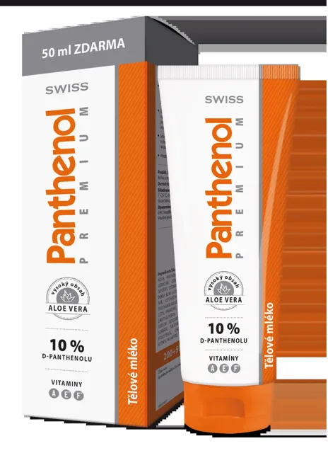Swiss Panthenol 10% Premium tělové mléko 250 ml