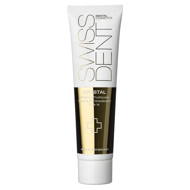 SWISSDENT Crystal Regenerační zubní krém bez fluoridu 100 ml
