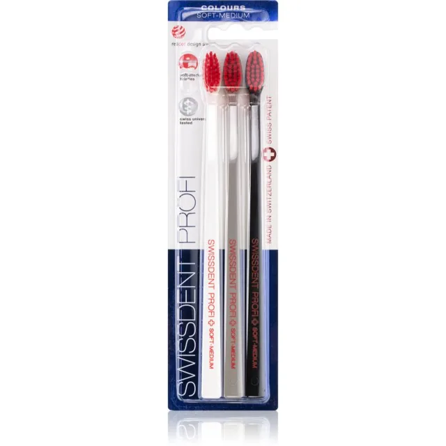 Swissdent Zub.kart.colours 2+1 Soft-medium