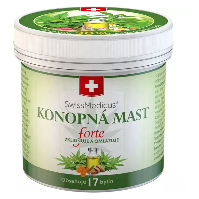 SWISSMEDICUS Konopná mast 125 ml