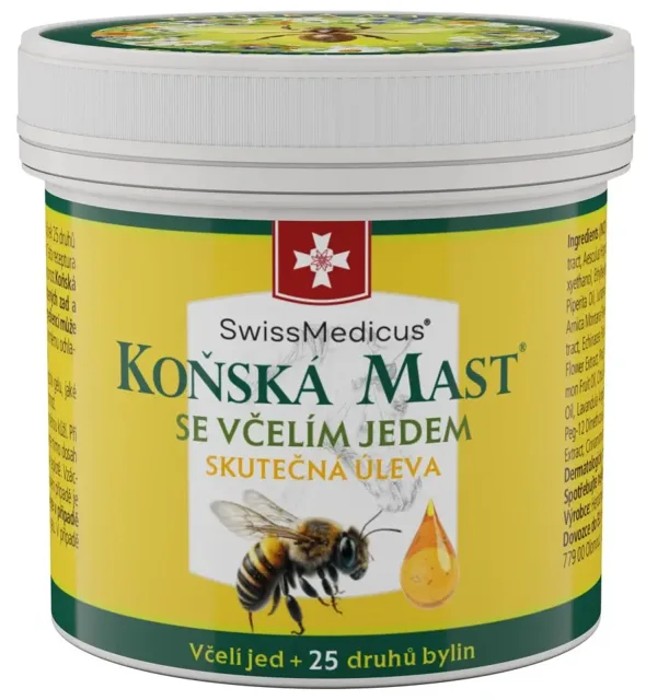 SwissMedicus Koňská Mast se včelím jedem 150 ml