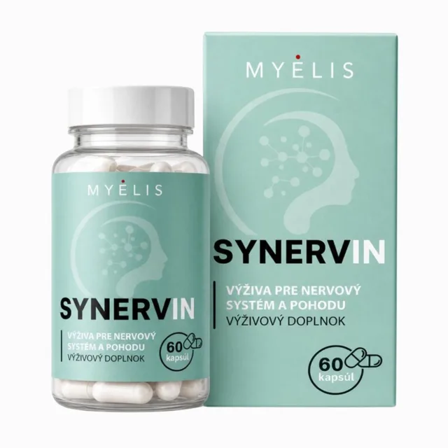 Synervin – prémiová výživa nervů – 60 kapslí – Myelis