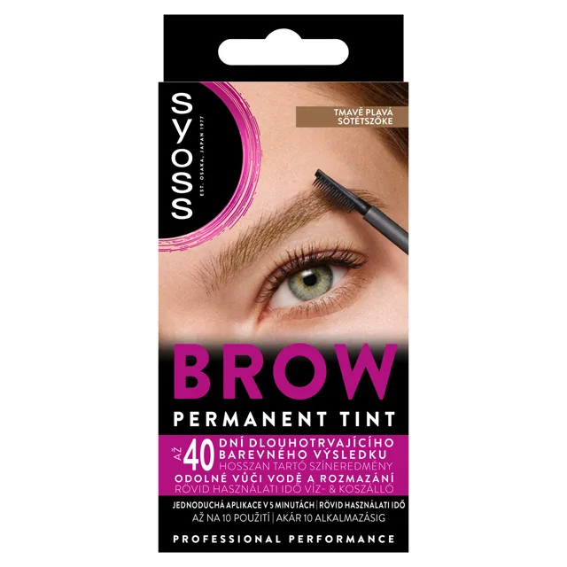 Syoss Barva na obočí Brow Tint 17 ml Tmavá blond