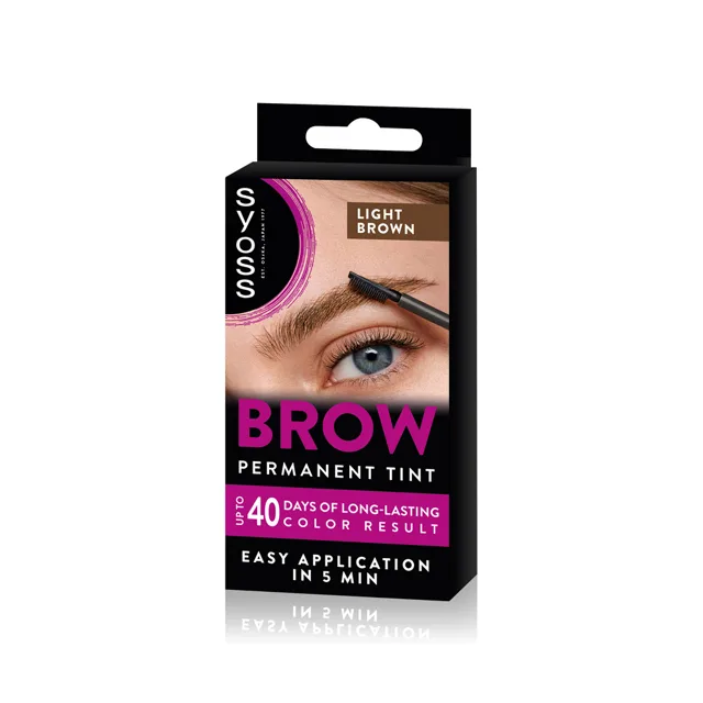 Syoss Brow Tint barva na obočí světle hnědá 17 ml