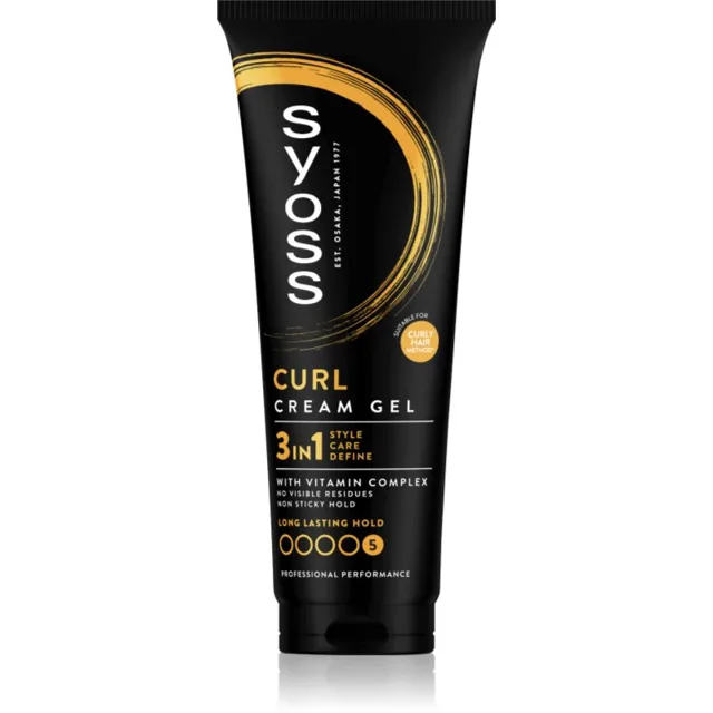 Syoss Curl Cream Gel stylingový krém pro definici vln s gelovou texturou 250 ml