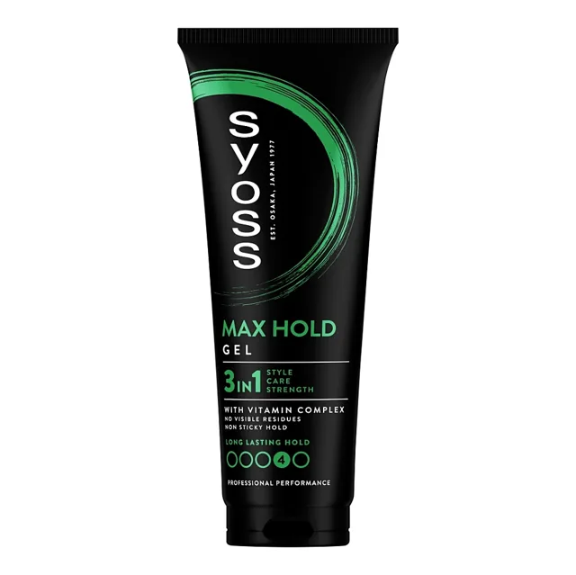 SYOSS Max Hold Power Gel na vlasy 250 ml