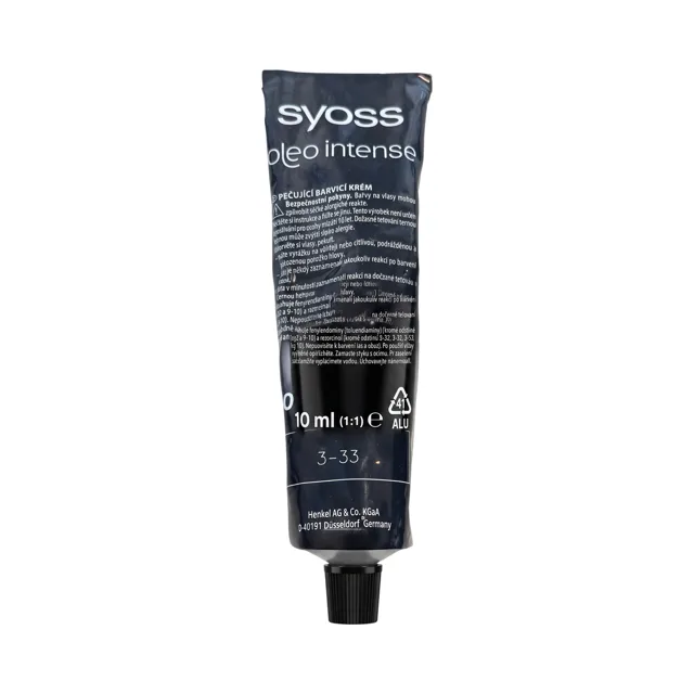 Syoss Oleo Intense 3-33 Tmavě fialový – pečující barvicí krém 50ml (bez krabice)