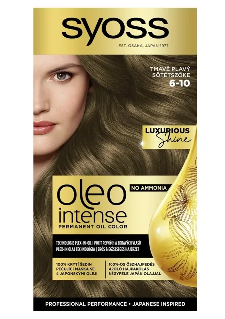 Syoss Oleo Intense barva na vlasy Tmavě plavý 6-10
