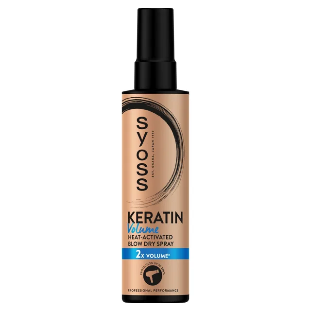 Syoss Sprej pro objem vlasů Keratin Volume Blow Dry Spray 200 ml