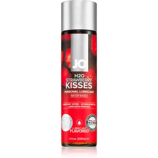 System JO H2O STRAWBERRY lubrikační gel s příchutí 120 ml