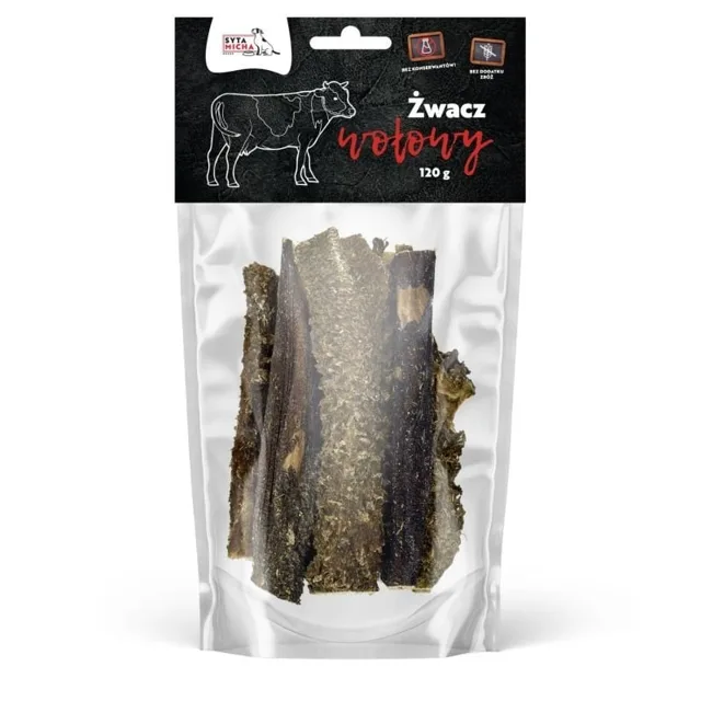 SYTA MICHA Hovězí bachor pro psy 120g