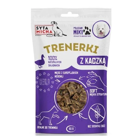 SYTA MICHA Pamlsky pro výcvik psů s kachnou 80 g