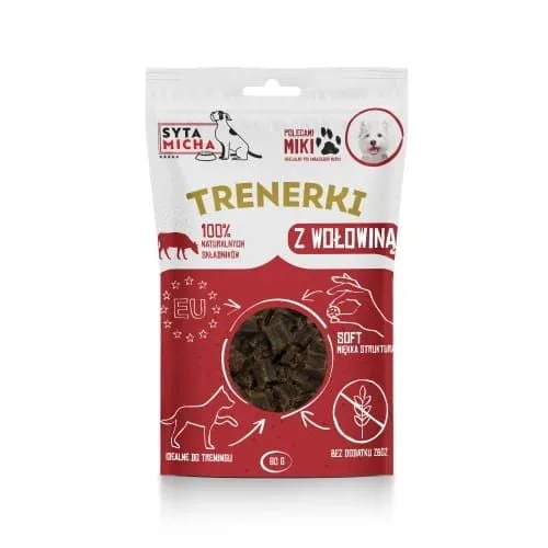 SYTA MICHA Tréninkové pamlsky hovězí 80g