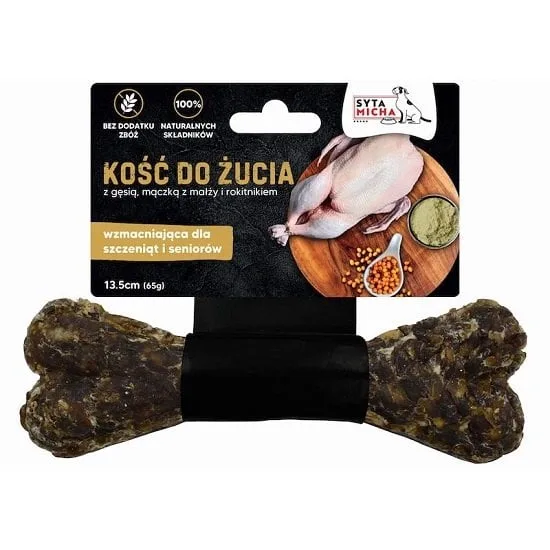 SYTA MICHA Žvýkací kost pro štěňata a seniory 13,5 cm