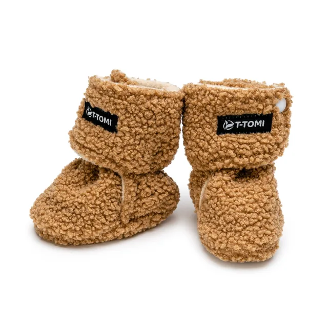 T-tomi Capáčky TEDDY Brown (0-3 měsíce) WARM