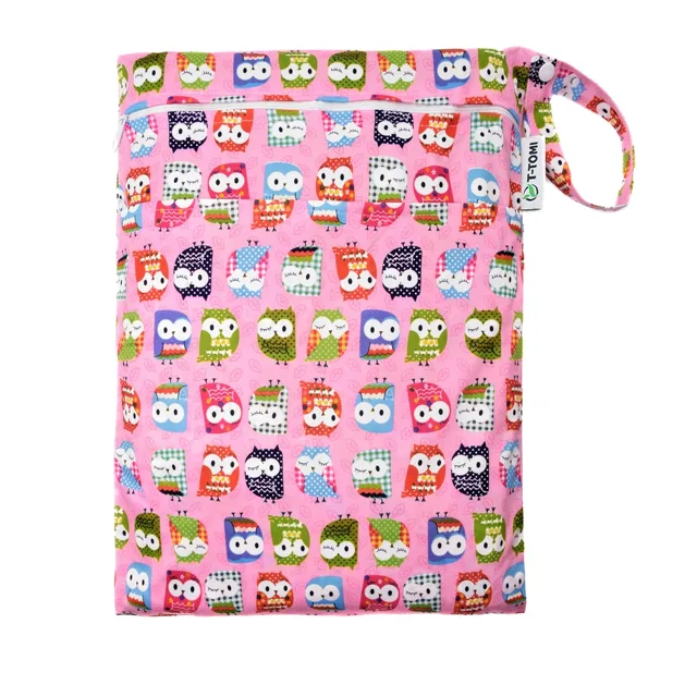 T-tomi Nepromokavý sáček Pink owl