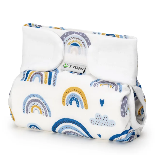 T-tomi Ortopedické abdukční kalhotky - suchý zip Blue rainbow (3-6kg)