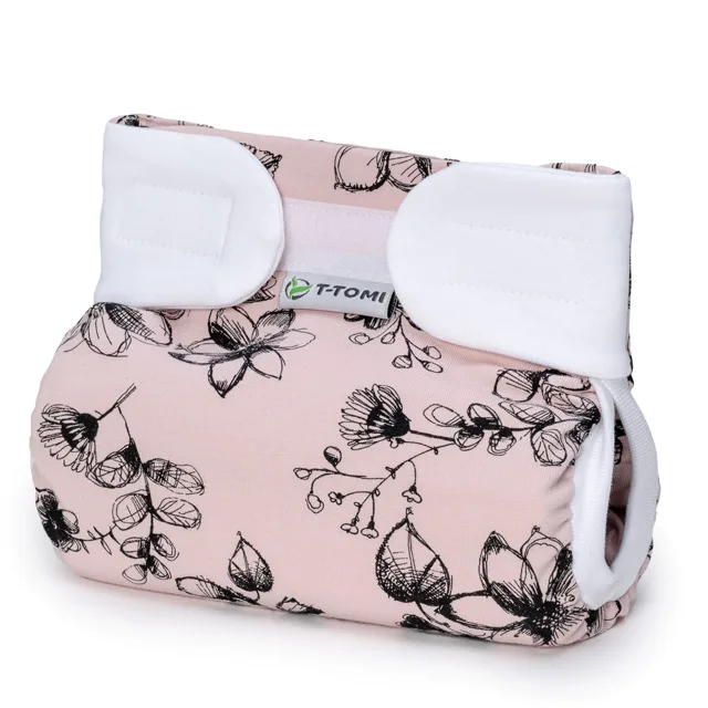 T-tomi Ortopedické abdukční kalhotky - suchý zip Flowers (3-6kg)
