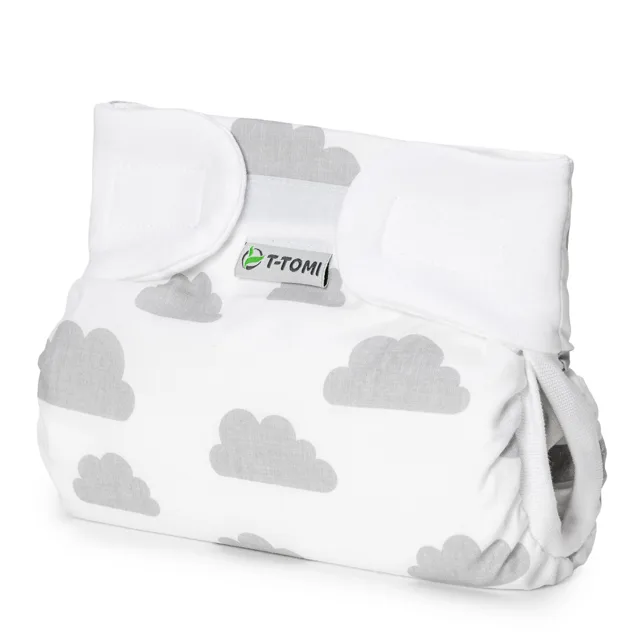 T-tomi Ortopedické abdukční kalhotky - suchý zip Grey clouds (3-6kg)