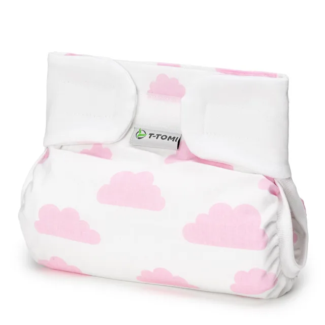 T-tomi Ortopedické abdukční kalhotky - suchý zip Pink clouds (3-6kg)