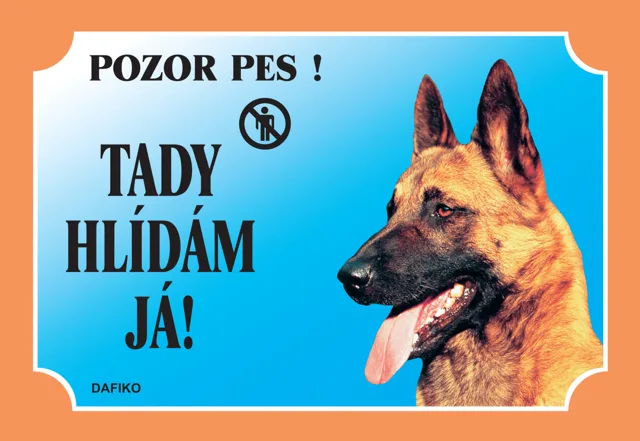 Tabulka Dafiko belgický ovčák