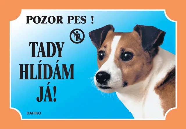 Tabulka Dafiko jack russel terier