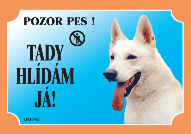 Tabulka Dafiko kanadskoamerický ovčák