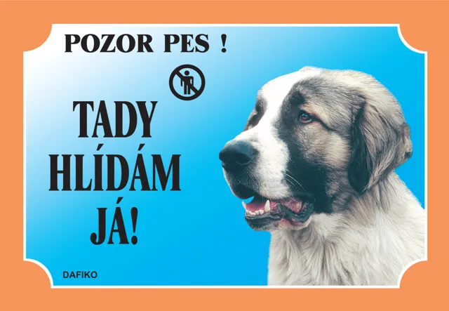 Tabulka Dafiko kavkazský ovčák