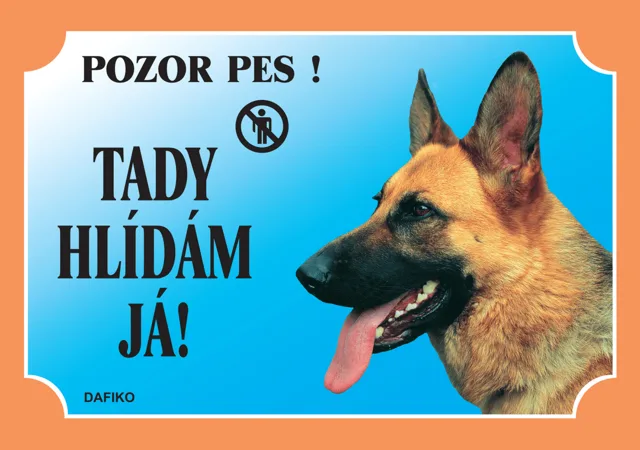 Tabulka Dafiko německý ovčák profil