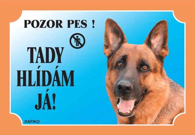 Tabulka Dafiko německý ovčák
