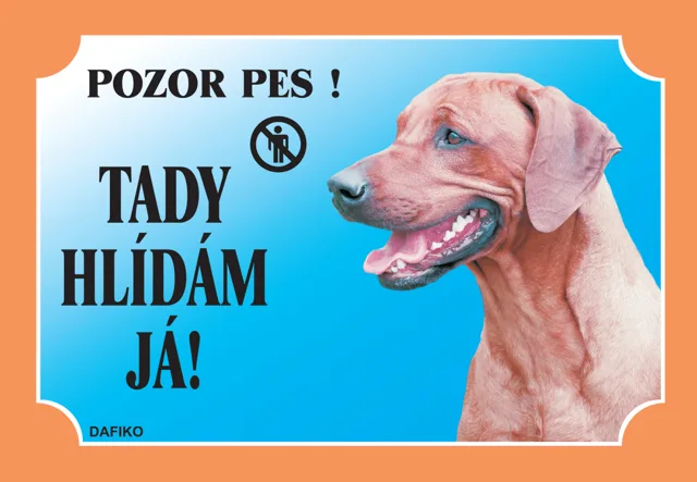 Tabulka Dafiko rhodézský ridgeback