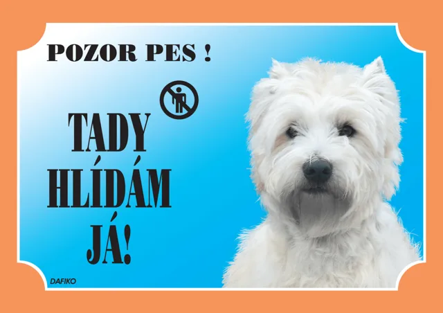Tabulka Dafiko west highland white terrier