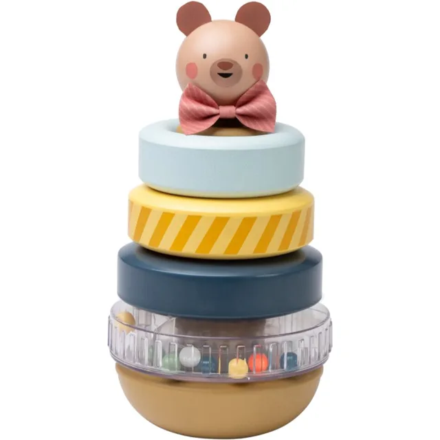 Taf Toys Pyramida Bear skládací věž 9m+ 1 ks